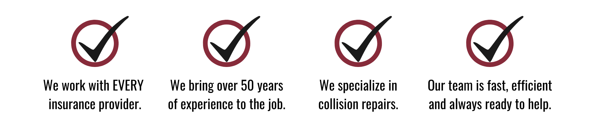50 years of collision repair experience